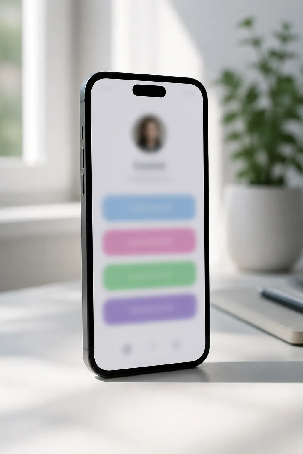 Resulting public bio page on a phone