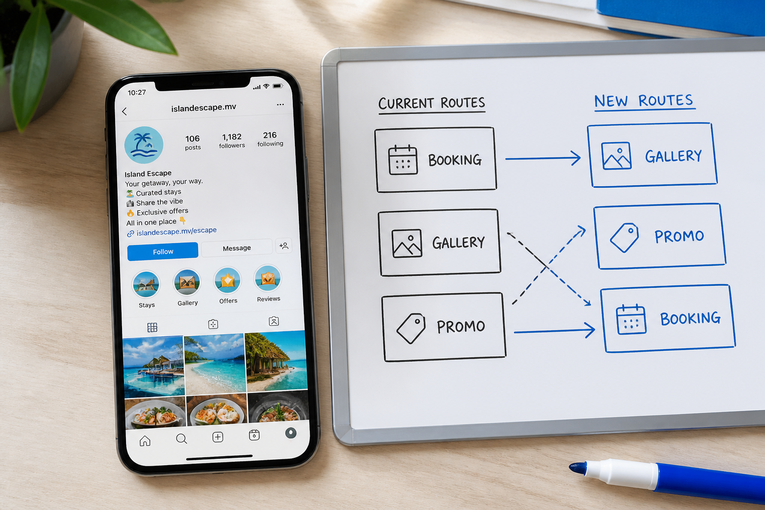 Smart Link hero — one bio destination